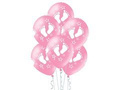 Latex balloons Feet for baby shower for baby girl - 30 cm - 5 pcs.