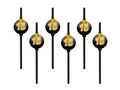 Straws for the eighteenth birthday - 6 pcs.