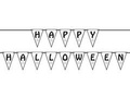 Happy Halloween flag banner - 500 cm - 1 pc.