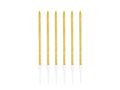 Gold Candles 13.5 cm - 6 pcs