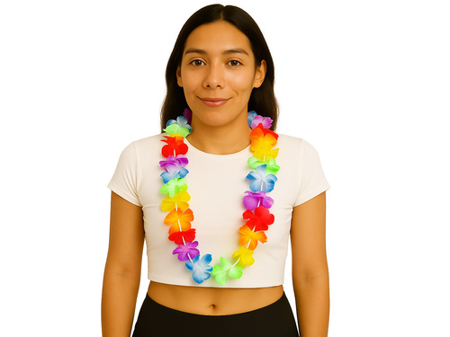Hawaiian necklace, perimeter approx 90 cm, 1 pc