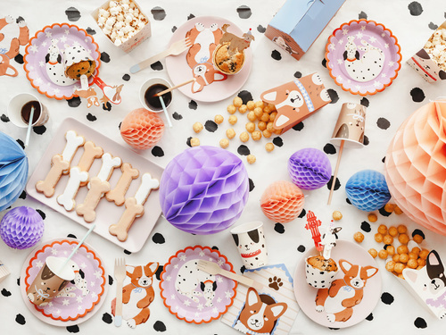 Paper plates Dog- 18 cm - 6 pcs