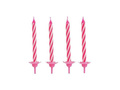 Birthday candles - pink - 24 pcs.