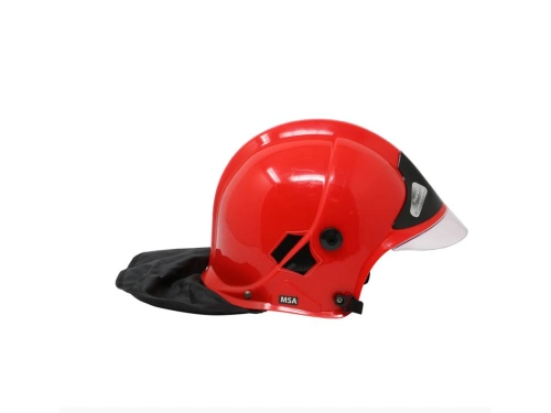 Red fireman helmet