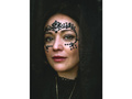 Adhesive face jewellery