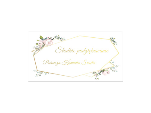 Wedding cake labels, 30 pcs