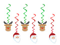 Christmas hanging decoration for Christmas - 6 pcs.
