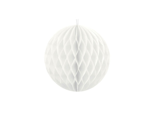 Hanging ball decoration white - 20 cm - 1 pc.