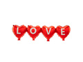 Girlanda balonowa serca Love - 101 x 27 cm