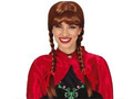 Brown ponytail wig - 1 szt.