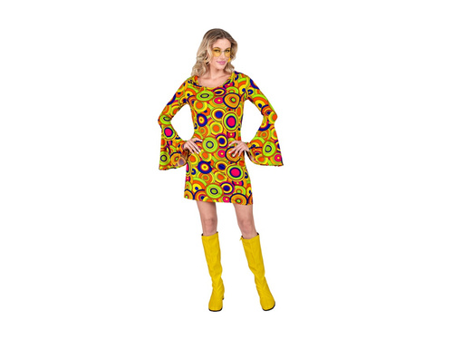 Strój odjazdowe lata 70-te - żółte koła