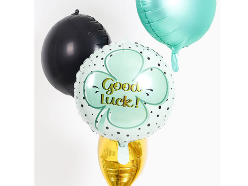 Balon foliowy Koniczynka Good luck! - 45 cm - 1 szt.