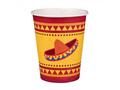 Paper cups Mexico - 210 ml - 10 pcs