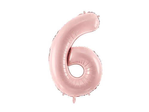 Number 6 Pink Foil Balloon - 72 cm - 1 pc