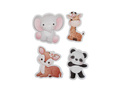 Stickers Animals for baby shower - 16 pcs.