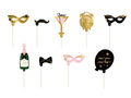 Props on a stick, mix - 9 pcs.