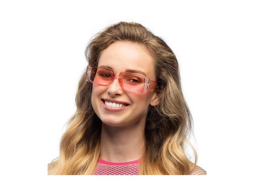 Okulary imprezowe Escape różowe