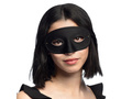 Maska karnawałowa czarna - 1 szt.