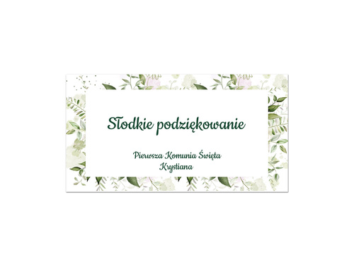 Naklejki personalizowane na pudełka na ciasto - 30 szt.