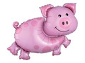 Pig foil balloon - 89 x 64 cm - 1 pc