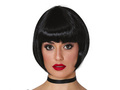 Black short hair Wig - 1 pc