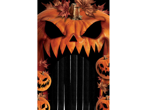 Door decoration with curtain - 145 x 240 cm