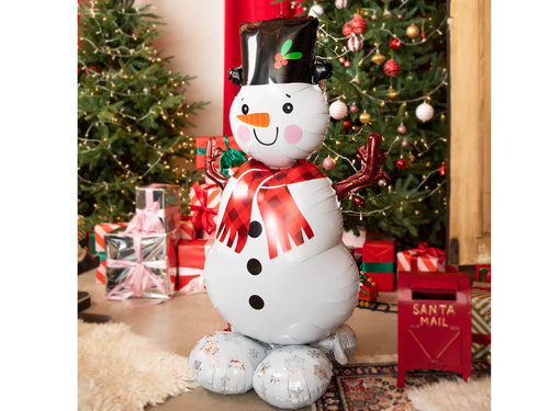 Snowman Foil Balloon - 110 cm