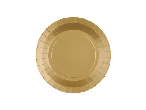 Gold plates - 17,5 cm - 10 pcs.