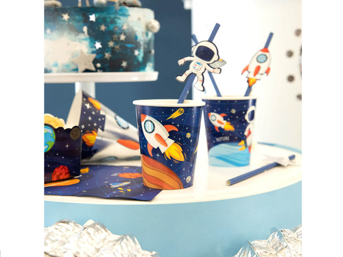 Paper cups Planets - 220 ml - 8 pcs.