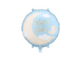 Balon foliowy - Welcome Baby - niebieski - 35x35 cm - 1 szt.