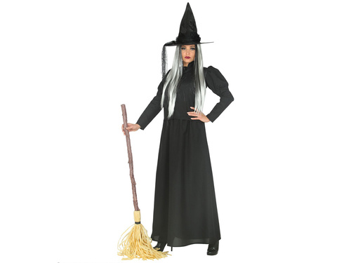 Collapsible Crooked Witch Broom - 125 cm - 1 pc