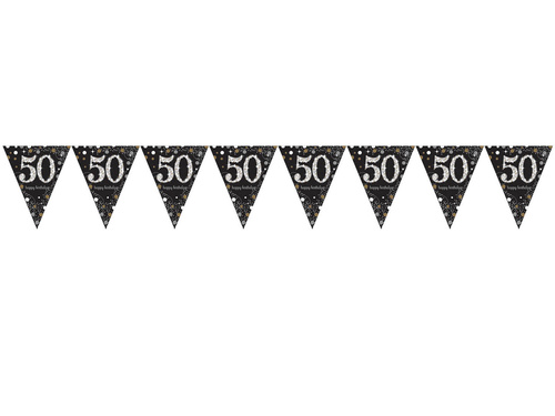 Flag banner for fifty - 400 cm - 1 pcs.