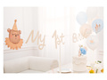 Baner urodzinowy "My 1st Birthday" - 154 cm x 19 cm - 1 szt.
