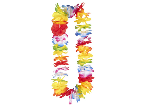 Deluxe multicolor hawaiian lei - 1 pc