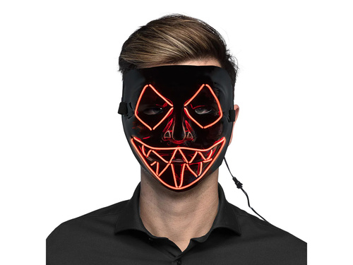 Skeleton mask with moving jaw - 1 pc