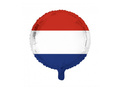 Balon foliowy z flagą narodową Holandii- 46 cm - 1 szt.