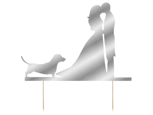 Bridal Couple cake topper - 16 cm