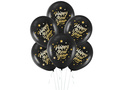 Happy New Year latex balloons - 30 cm - 100 pcs.