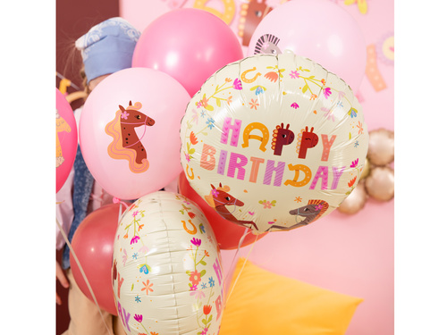 Balony lateksowe Koniki - 30 cm - 6 szt.