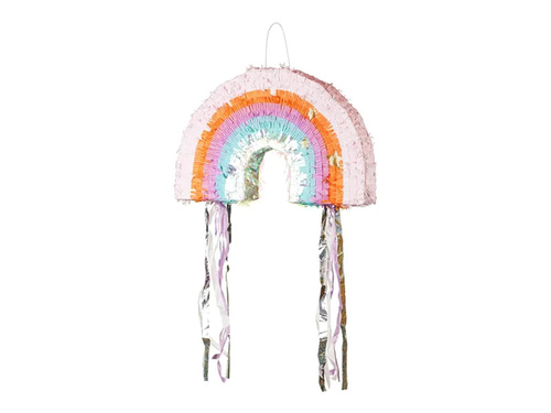 Rainbow folding piñata - 1 piece.