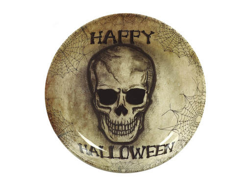 Miska na Halloween z czaszką - 31 cm - 1 szt.