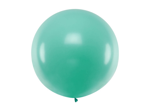 Giant balloon 1 m in diameter - turquoise pastel.