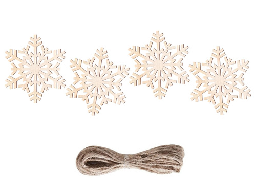 Wooden Christmas Garland - 10m