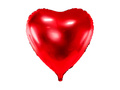 Balon foliowy Serce czerwone - 68x72cm - 1 szt.