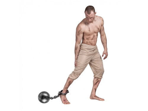 Ball and chain - 50 cm
