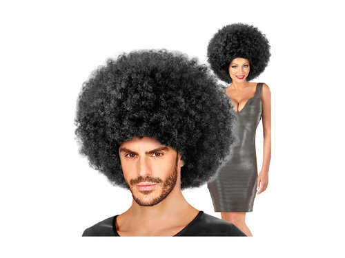 Czarna duża peruka afro Jimmy