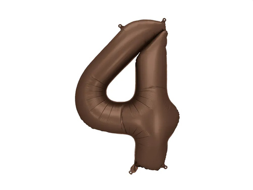 Number 4 Foil Balloon - 86 cm - 1 pc