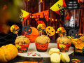 Halloween pumpkin muffin picks - 6 pcs.