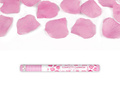 Shooting tube, pink artificial rose petals, 60cm, 1 pc.