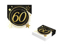 60th Luncheon Napkins - 33 cm - 12 pcs